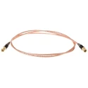 TE Connectivity SMB Series 1 m RG316 Coaxial Cable 50 Ω Black Terminated RG316