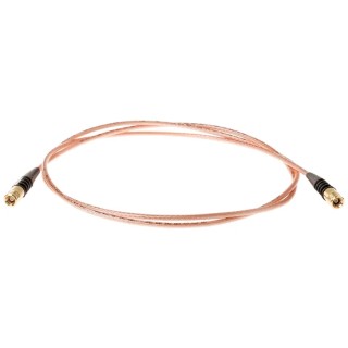 TE Connectivity SMB Series 1 m RG316 Coaxial Cable 50 Ω Black Terminated RG316