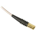 TE Connectivity SMB Series Coaxial Cable 1 m Length, RG174 Type, 50 Ω Impedance, Black PVC Jacket RG174