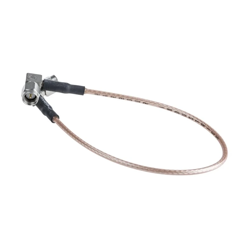 TE Connectivity SMA Series 0.25 m RG316 Coaxial Cable 50 Ω Black Terminated 1337812-1