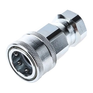 Parker Steel Hydraulic Quick Connect Coupling Female G 3/4 in, 28 Mpa 6603-12-12