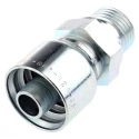 Parker Hydraulic Fitting Male BSP Steel Zinc Plated 0.5 in Hose ID 1D948-8-8