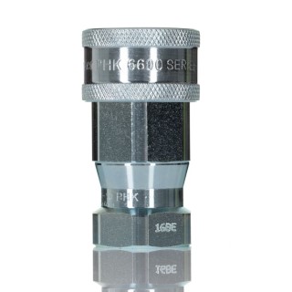 Parker Steel Hydraulic Quick Connect Coupling Female G 1/2 in, 25 Mpa 6603-8-10
