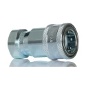 Parker Steel Hydraulic Quick Connect Coupling Female G 1/2 in, 25 Mpa 6603-8-10