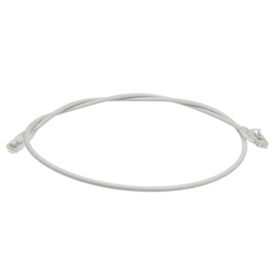 HellermannTyton Connectivity Cat6 Cable RJ45 Male to RJ45 Male, 1 m Length, Grey PVC Jacket, U/UTP Shielded CAT6 