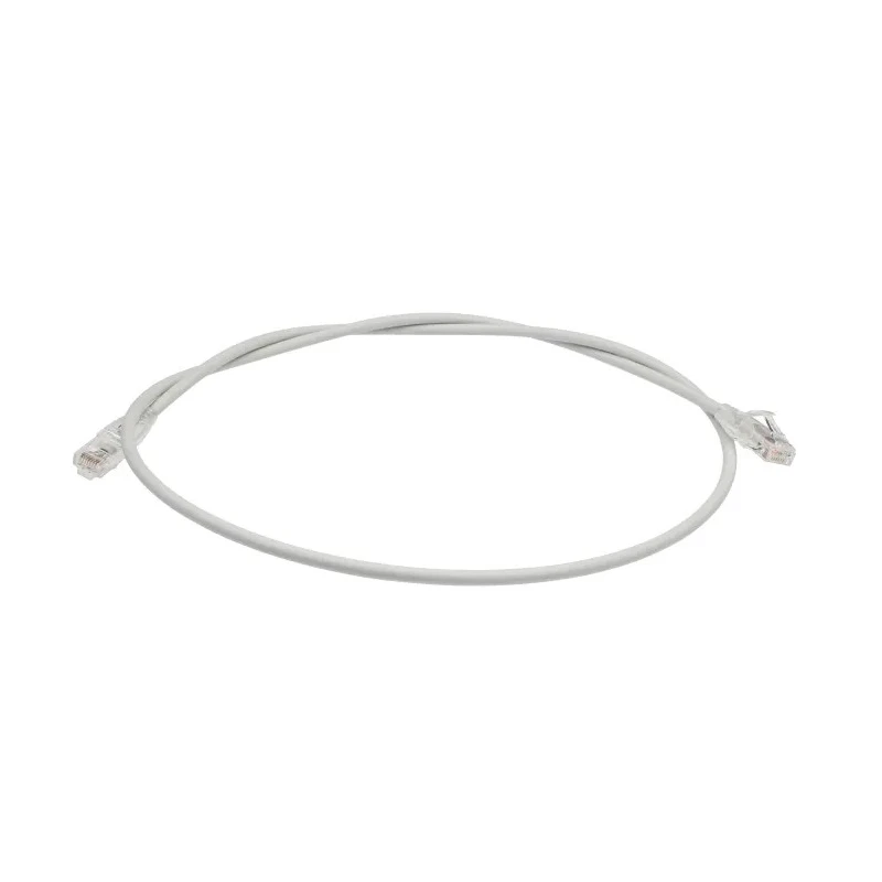 HellermannTyton Connectivity Cat6 Cable RJ45 Male to RJ45 Male, 1 m Length, Grey PVC Jacket, U/UTP Shielded CAT6 