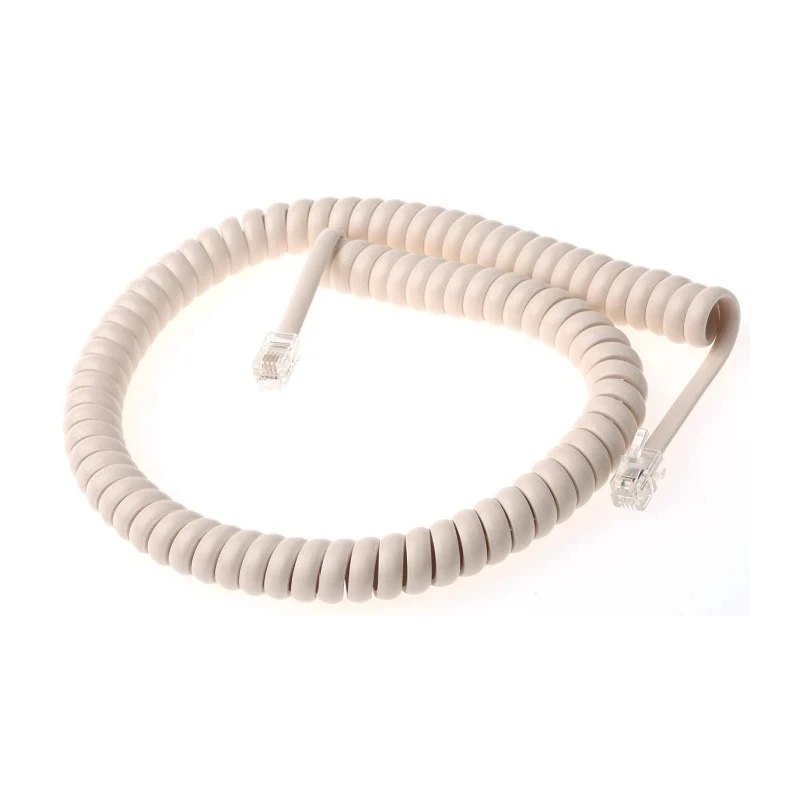 Decelect Telephone Cord, Ivory, 3 m SPE190839