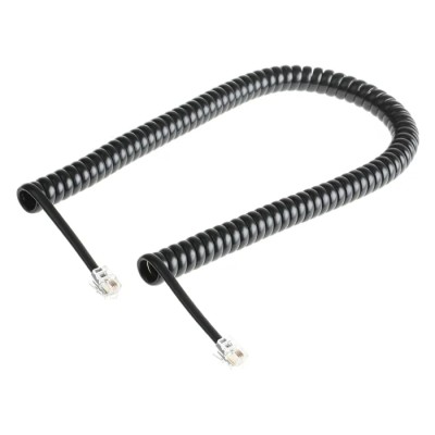 Decelect Telephone Cord Black 3 m SPE190840