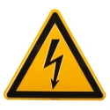 Wolk Hazard Warning Sign Aluminium Electrical Hazard 200mm x 200mm 11.0192