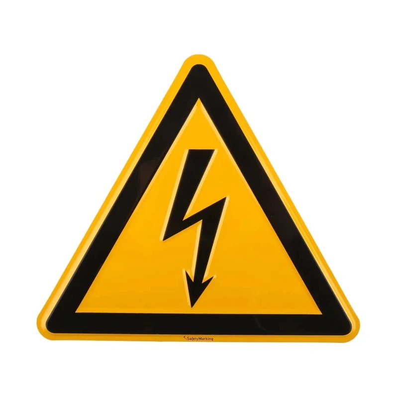 Wolk Hazard Warning Sign Aluminium Electrical Hazard 200mm x 200mm 11.0192
