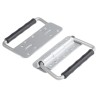 RS PRO Light Alloy Spring-Loaded Fold Down Carrying Handle 40kg Load Capacity 125mm Height 46mm Width 750-266