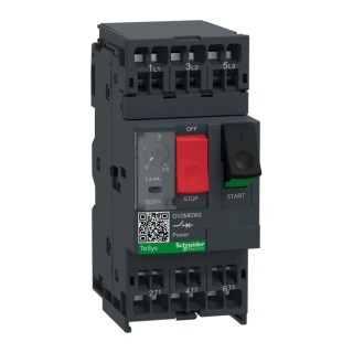 Schneider Electric Motor Protection Circuit Breaker 2.5-4A, 3 Poles, 690V, Thermal Magnetic, IP20 GV2ME083