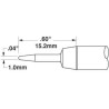 Metcal 1 mm Conical 15.2 mm Soldering Iron Tip SSC-601A