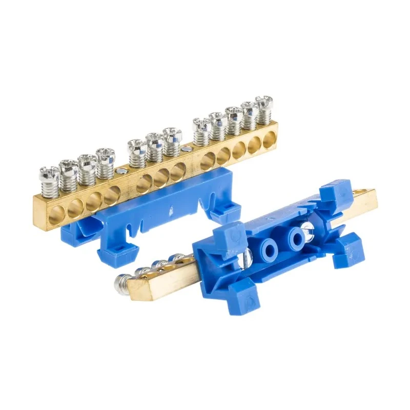 Entrelec DBTI Series Blue Neutral Bar Accessory for Terminal Block RAU035610203