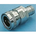 Nito Hose Connector Brass Body Male BSP Thread 1 in, 25.4 mm ID, 25 bar 7353SA3