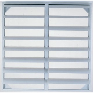 ebm-papst Ecologically Friendly Plastic Vent Grille, Parallel Slat, 696mm x 696mm x 31mm WSK 63