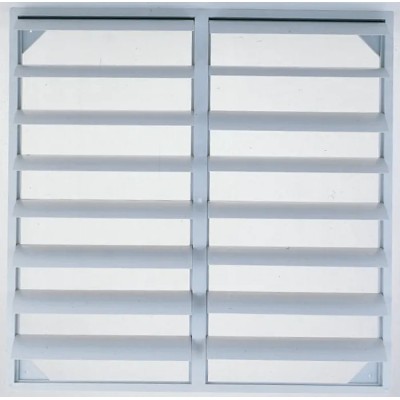 ebm-papst Ecologically Friendly Plastic Vent Grille, Parallel Slat, 696mm x 696mm x 31mm WSK 63