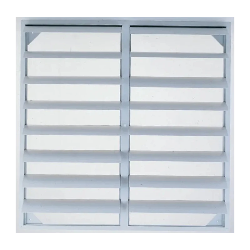 ebm-papst Ecologically Friendly Plastic Vent Grille, Parallel Slat, 696mm x 696mm x 31mm WSK 63