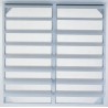 ebm-papst Ecologically Friendly Plastic Vent Grille, Parallel Slat, 696mm x 696mm x 31mm WSK 63
