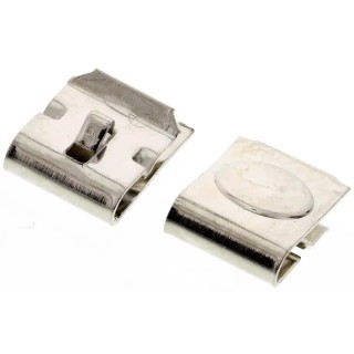 Keystone Battery Contact Compatible with AAA, AAAA, N Batteries Slide-In Mount Spring Steel Contact 238