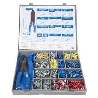 TE Connectivity Plasti-Grip Terminal PIDG Splices Terminal Automotive Service Crimp Terminal Kit 725929