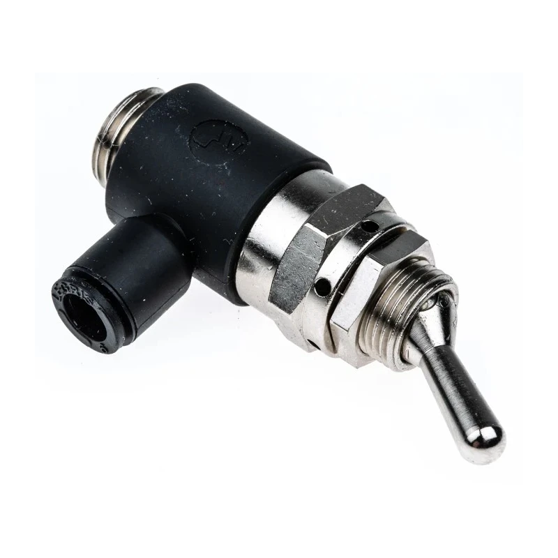 Legris Toggle Lever Pneumatic Manual Control Valve G 1/4, 3/2 Function, Brass Nylon Body, 10 bar Max Pressure 7801 06 13