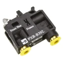 Parker Plunger Pneumatic Manual Control Valve Push-In 4 mm, 3/2 Function, Polyamide Body, 9 bar Pressure, 60 L/min PXB-B3921