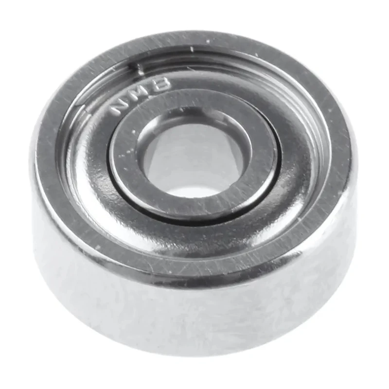 NMB 1 Row Ball Bearing 3 mm ID, 10 mm OD, 4 mm Race Width, Shielded, Martensitic Stainless Steel DDR-1030ZZMTP24LY121