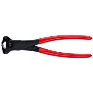 Knipex 200mm End Nipper 4 mm Cutting Capacity Chrome Vanadium Steel Handles PVC 68 01 200 SB