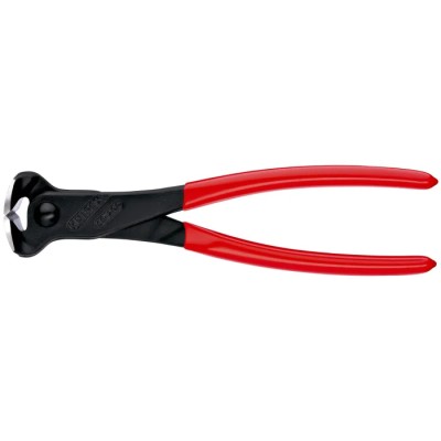 Knipex 200mm End Nipper 4 mm Cutting Capacity Chrome Vanadium Steel Handles PVC 68 01 200 SB