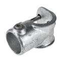 RS PRO T-Clamp Connecting Component Type 3 for Strut Profile, Round Tube 48.3 mm 415-6084
