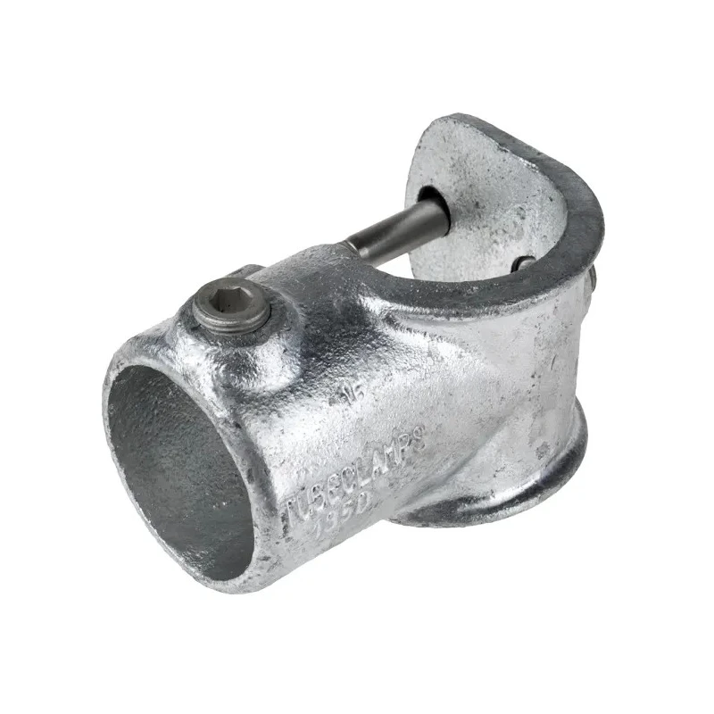 RS PRO T-Clamp Connecting Component Type 3 for Strut Profile, Round Tube 48.3 mm 415-6084