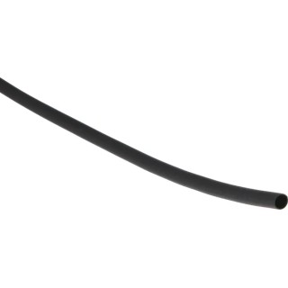 RS PRO Heat Shrink Tubing Black Polyolefin 3.2 mm Sleeve Diameter x 300 mm Length 2:1 Ratio 417-7249