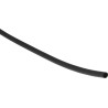 RS PRO Heat Shrink Tubing Black Polyolefin 3.2 mm Sleeve Diameter x 300 mm Length 2:1 Ratio 417-7249