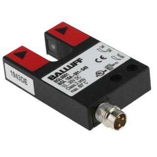 BALLUFF Through Beam Photoelectric Fork Sensor 10 mm Detection Range, PNP Output, IP67 Rated BGL 10 A-001-S49