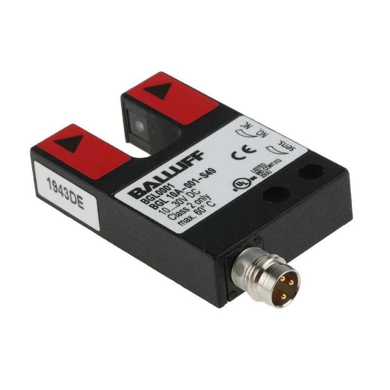 BALLUFF Through Beam Photoelectric Fork Sensor 10 mm Detection Range, PNP Output, IP67 Rated BGL 10 A-001-S49