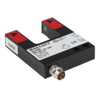 BALLUFF Through Beam Photoelectric Sensor Fork Style 20 mm Detection Range PNP Output IP67 BGL 20 A-001-S49