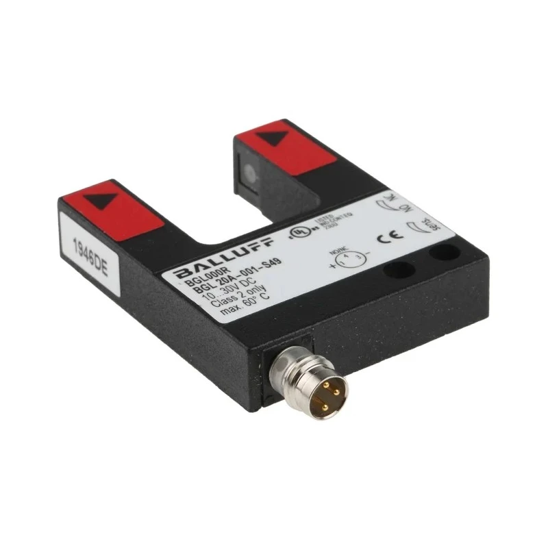 BALLUFF Through Beam Photoelectric Sensor Fork Style 20 mm Detection Range PNP Output IP67 BGL 20 A-001-S49