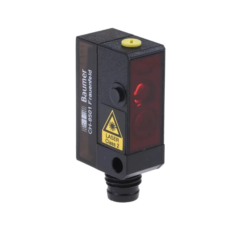 Baumer Diffuse Photoelectric Sensor Block Style, Laser Light, 3 mm to 150 mm Detection Range, PNP Output OZDK 10P5101/S35A