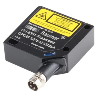 Baumer Retroreflective Photoelectric Sensor Barrel Sensor 7 m Detection Range PNP Output IP67 OPDM 12P5101/S35A
