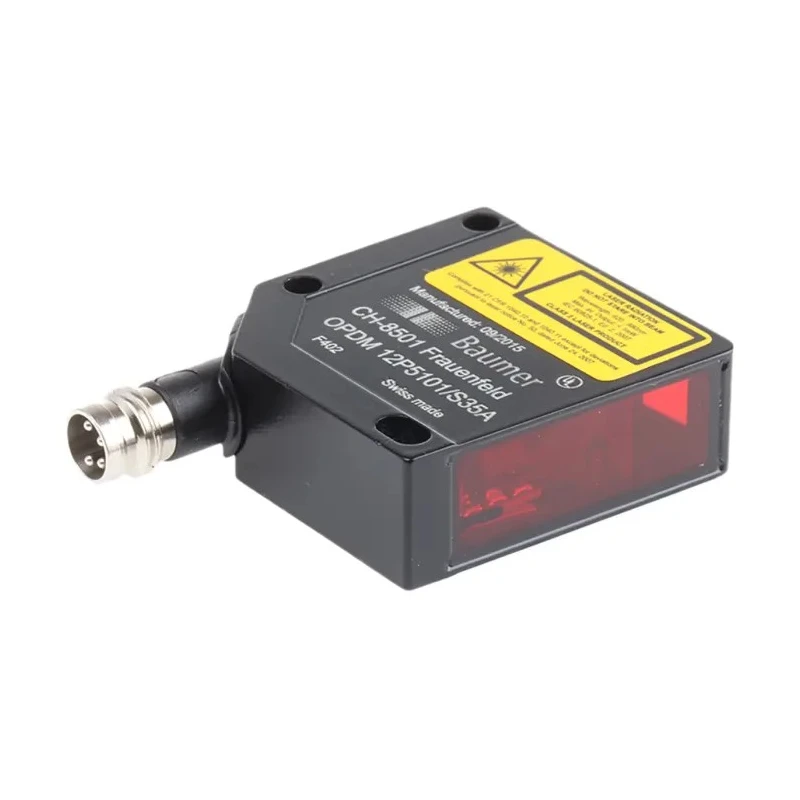 Baumer Retroreflective Photoelectric Sensor Barrel Sensor 7 m Detection Range PNP Output IP67 OPDM 12P5101/S35A