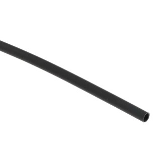 RS PRO Heat Shrink Tubing Black Polyolefin 2.4 mm Sleeve Diameter x 300 mm Length 2:1 Shrink Ratio 417-7227