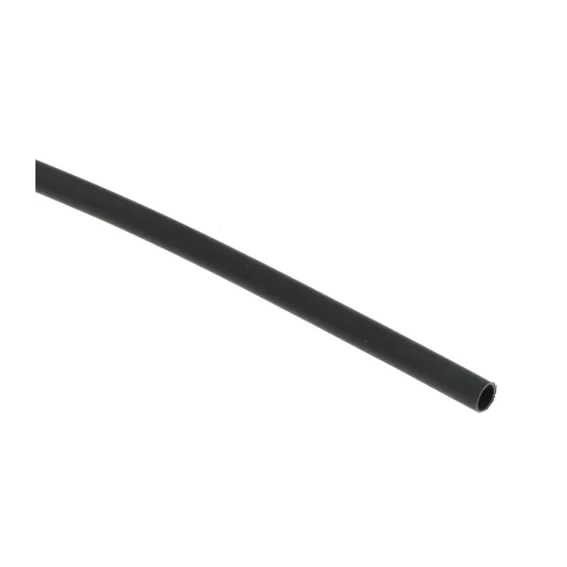 RS PRO Heat Shrink Tubing Black Polyolefin 2.4 mm Sleeve Diameter x 300 mm Length 2:1 Shrink Ratio 417-7227