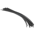 RS PRO Heat Shrink Tubing Black Polyolefin 2.4 mm Sleeve Diameter x 300 mm Length 2:1 Shrink Ratio 417-7227
