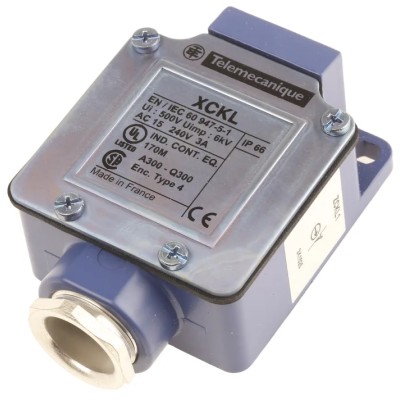 Telemecanique Sensors ZCKL Series Limit Switch 1 NO/1 NC IP65 Metal Housing 240V AC 3A 