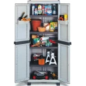 RS PRO 2 Door Polypropylene Floor Standing Storage Cabinet 1.75 m Height, 700 mm Width, 438 mm Depth 417-6252