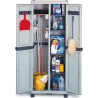 RS PRO 2 Door Polypropylene Floor Standing Storage Cabinet 1.75 m Height 700 mm Width 438 mm Depth 417-6246