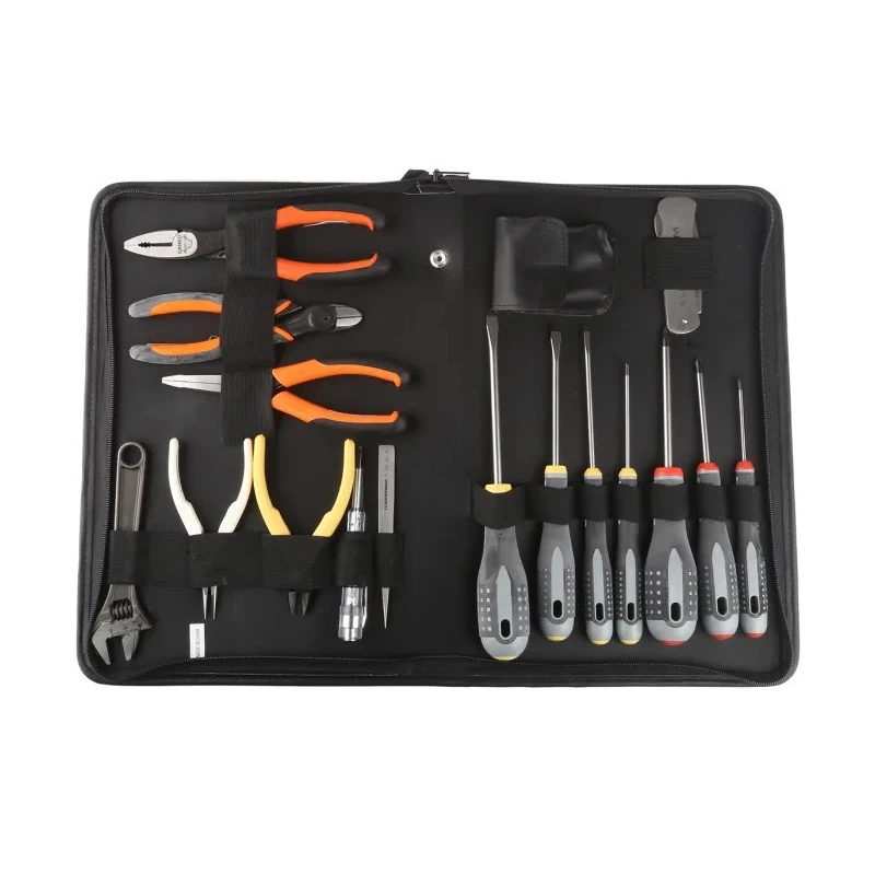 Bahco 17 Piece Electricians Tool Kit with Pouch 9852