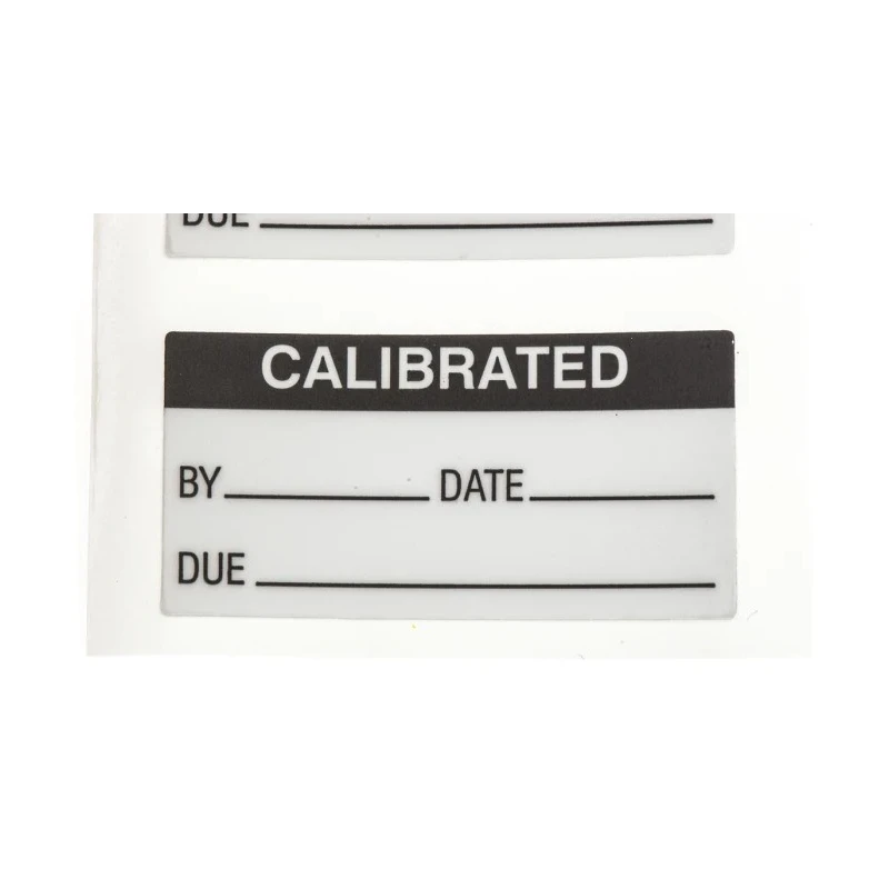 Brady Pre-Printed Adhesive Label Black Silver Text 38.1mm x 16mm 120 Per Pack Y192580