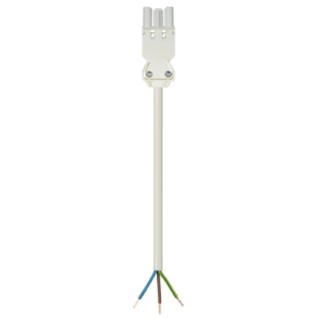 Wieland GST18 Series 3-Pole White Female Cable Assembly Cable Mount 16A 250V IP40 GST18